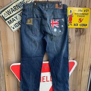 Coogi Men's Navy and Blue Jeans